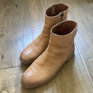 Franco Sarto Mist bootie. Beige. Size 8. Worn once!